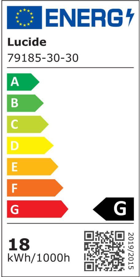 Lucide UNAR Plafonnière Ø 30 cm LED Dimb. 1x18W 2700K 3 StepDim Zwa - Foto 2