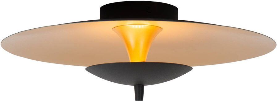 Lucide VULCAN Plafonnière Ø 35 cm LED Dimb. 1x9W 3000K Zwart - Foto 3