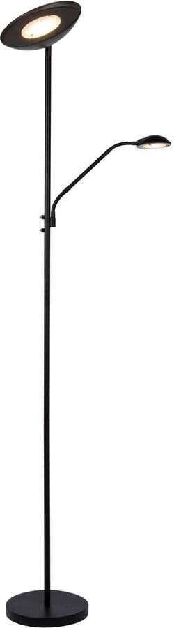 LUCIDE Vloerlamp Led Zenith Zwart ⌀25 4cm 20w+4w - Foto 3