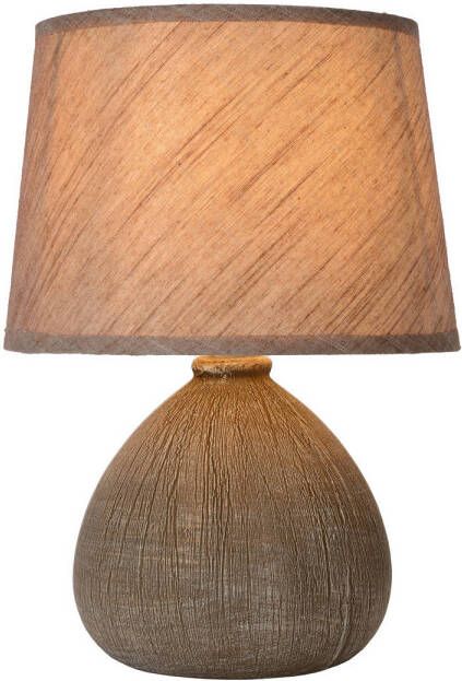 Lucide RAMZI Tafellamp Ø 18 cm 1xE14 Bruin