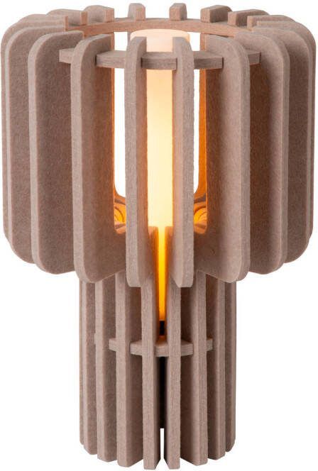 Lucide ROLLO Tafellamp 1xE27 Taupe