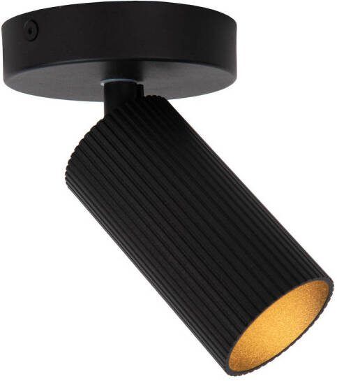 LUCIDE Opbouwspot Clubs Zwart 10cm Gu10