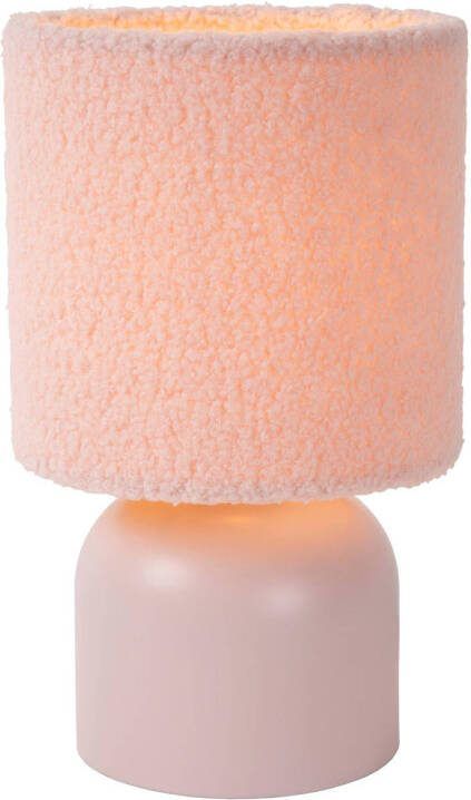 Lucide WOOLLY Tafellamp Ø 16 cm 1xE14 Roze