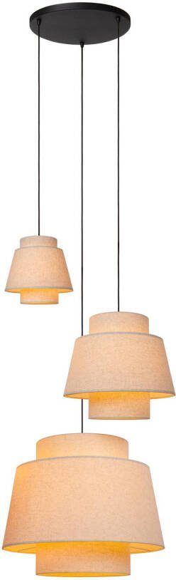 Lucide TRIBUTE Hanglamp Ø 76 cm 3xE27 Beige