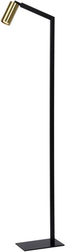 Lucide vloerlamp Sybil zwart goud GU10