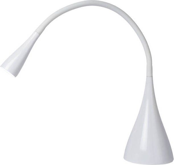 LUCIDE Bureaulamp Zozy Wit Ø11 5cm Led Dimbaar 3w