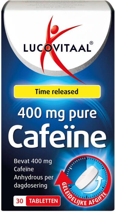 Lucovitaal Cafeïne Pure 400mg 30 tabletten
