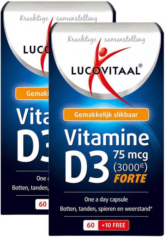 Lucovitaal D3 75mcg Forte Vitamine duopack