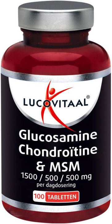 Lucovitaal Glucosamine Chondroïtine MSM 100 tabletten