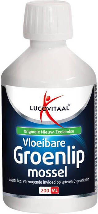 Lucovitaal Groenlipmossel Vloeibaar 200 ml