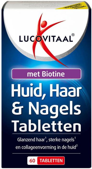 Lucovitaal Huid Haar & Nagels Tabletten 60 tabletten