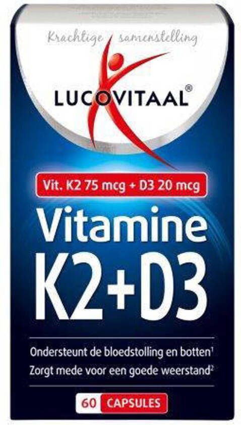 Lucovitaal K2+D3 Vitamine 60 capsules