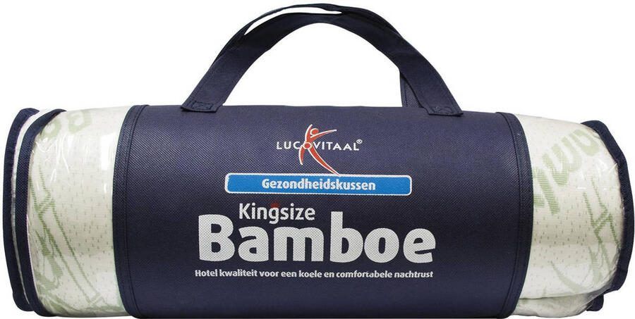 Lucovitaal bamboe kussen kingsize 1 stuk