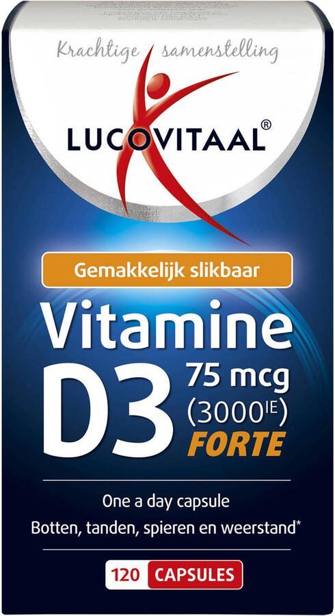 Lucovitaal vitamine D3 75mcg (3000IE) 120 capsules