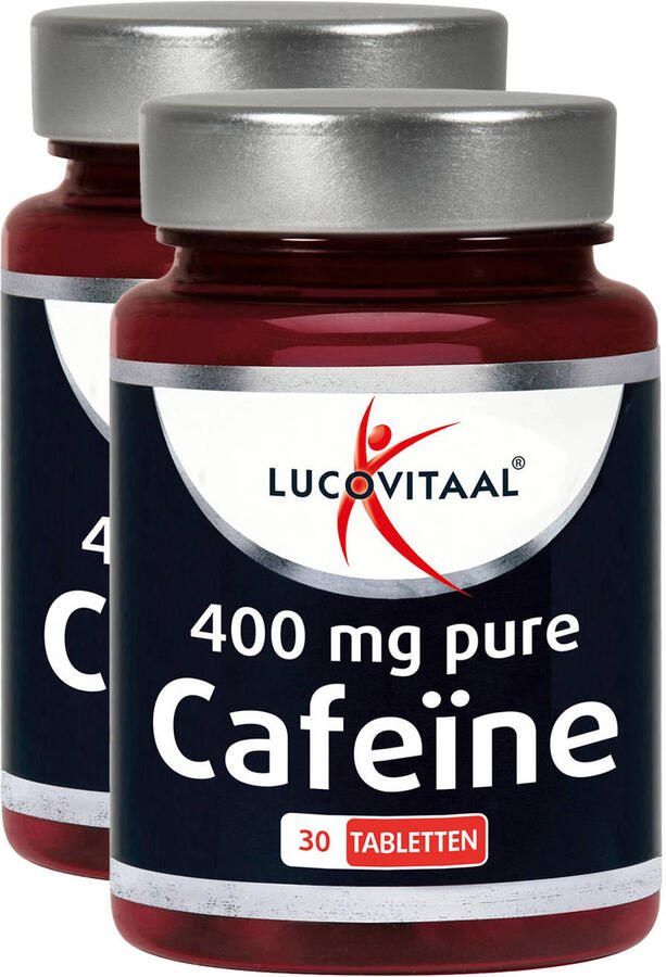 Lucovitaal duopack Cafeïne Pure 400 mg 30 tabletten