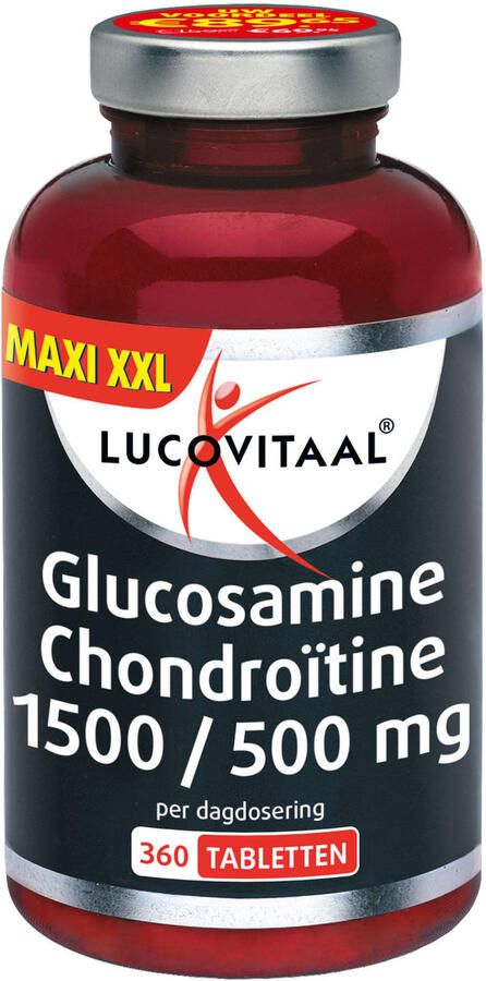 Lucovitaal Glucosamine Chondroïtine 1500 500 mg XXL 360 tabletten