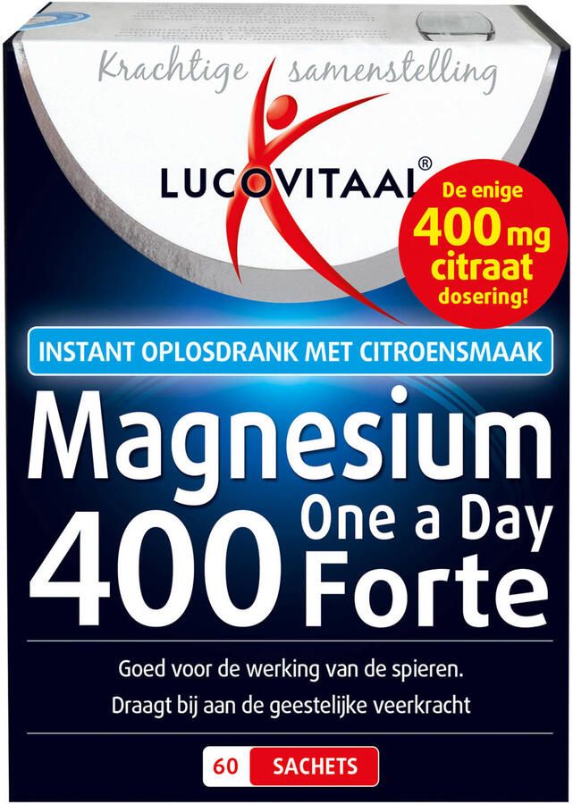 Lucovitaal Magnesium 400 Forte Granulaat sachets