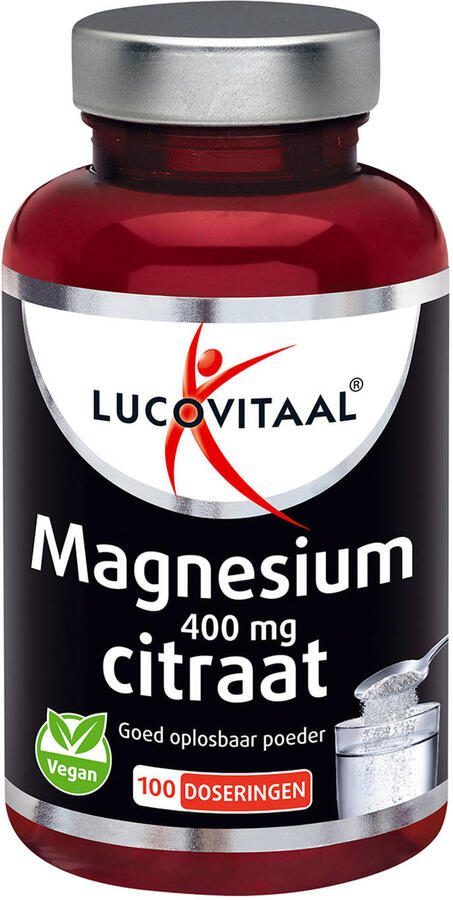Lucovitaal Magnesium Citraat 400mg poeder 100 doseringen