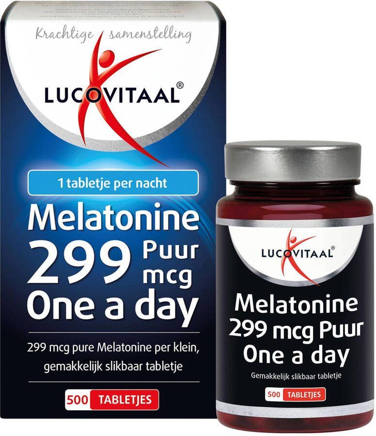 Lucovitaal Melatonine Puur 0 299mg 500 tabletjes