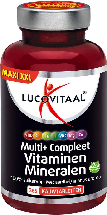 Lucovitaal Multi Compleet Vitaminen & Mineralen 365 kauwtabletten