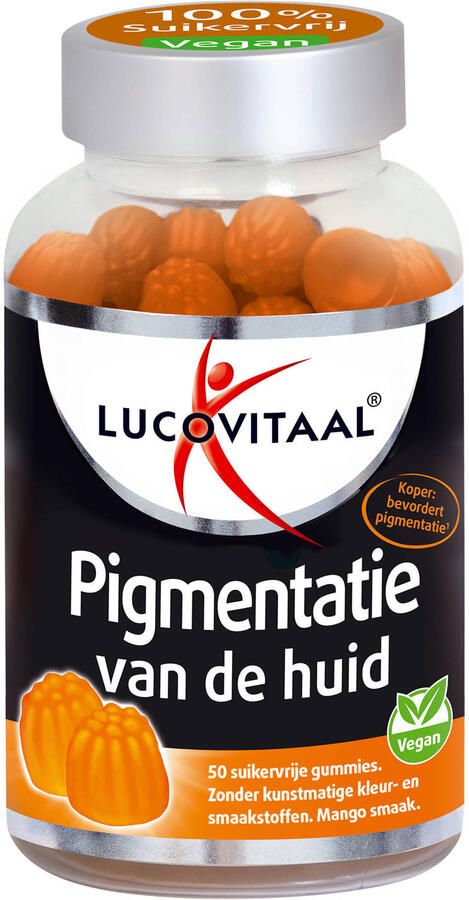 Lucovitaal Pigmentatie van de huid 50 gummies