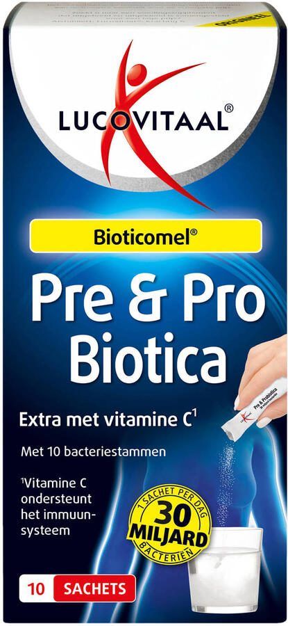 Lucovitaal Pre & Probiotica sachets -30 miljard bacteriën