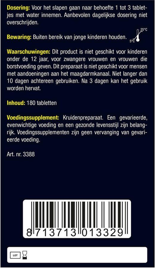 Lucovitaal Stoelgang Tabletten 180 tabletten