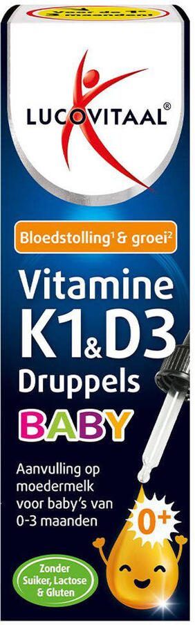 Lucovitaal vitamine K1 & D3 druppels baby