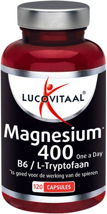 Lucovitaal Magnesium 400 L-Tryptofaan 120 capsules