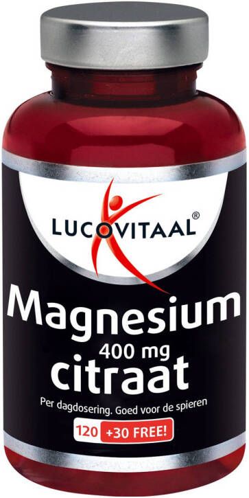 Lucovitaal Magnesium Citraat 400mg 150 tabletten