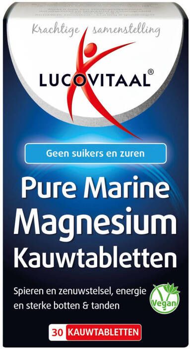 Lucovitaal Magnesium Marine 30 kauwtabletten