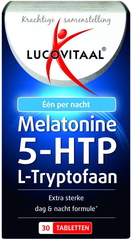 Lucovitaal Melatonine 5-HTP L-Tryptofaan 30 tabletten