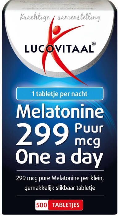 Lucovitaal Melatonine Puur 0 299mg 500 tabletjes