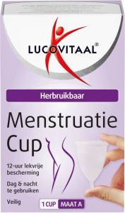Lucovitaal Menstruatie cup maat A 1 stuks