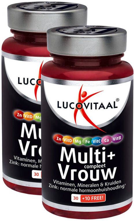 Lucovitaal Multi+ Compleet Vrouw duopack