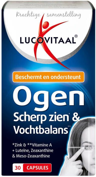 Lucovitaal Ogen Scherp Zien & Vochtbalans 30 capsules