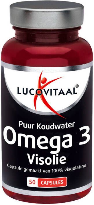 Lucovitaal Omega 3 Koudwater Visolie Puur 50 capsules