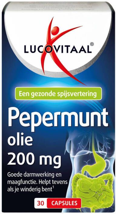 Lucovitaal Pepermuntolie 30 capsules