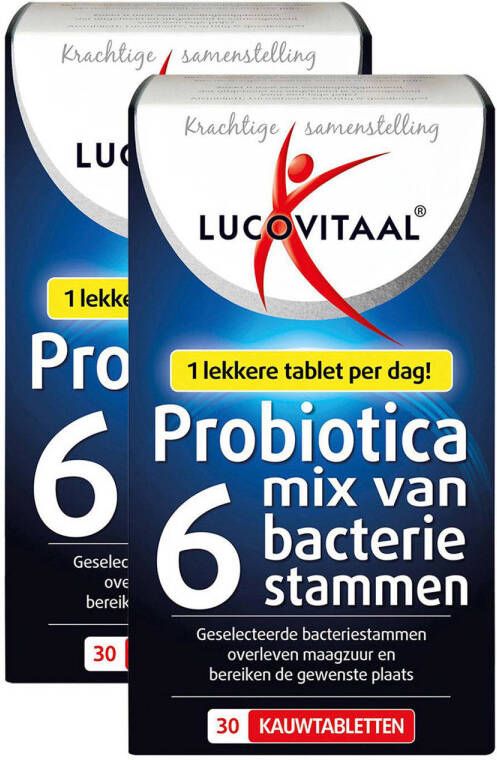 Lucovitaal Probiotica 6 bacterie stammen duopack