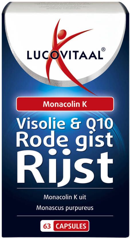 Lucovitaal Rode Gist Rijst + Visolie & Q10