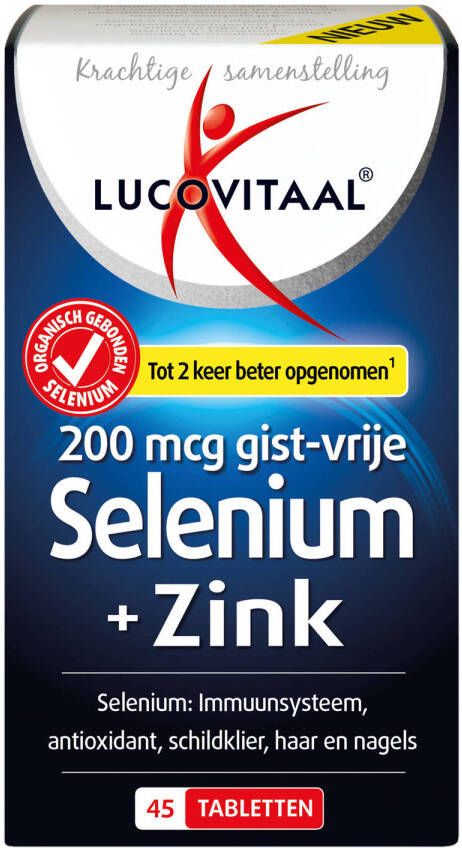 Lucovitaal Selenium + Zink 45 tabletten