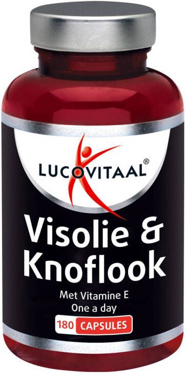 Lucovitaal Visolie & Knoflook 180 capsules