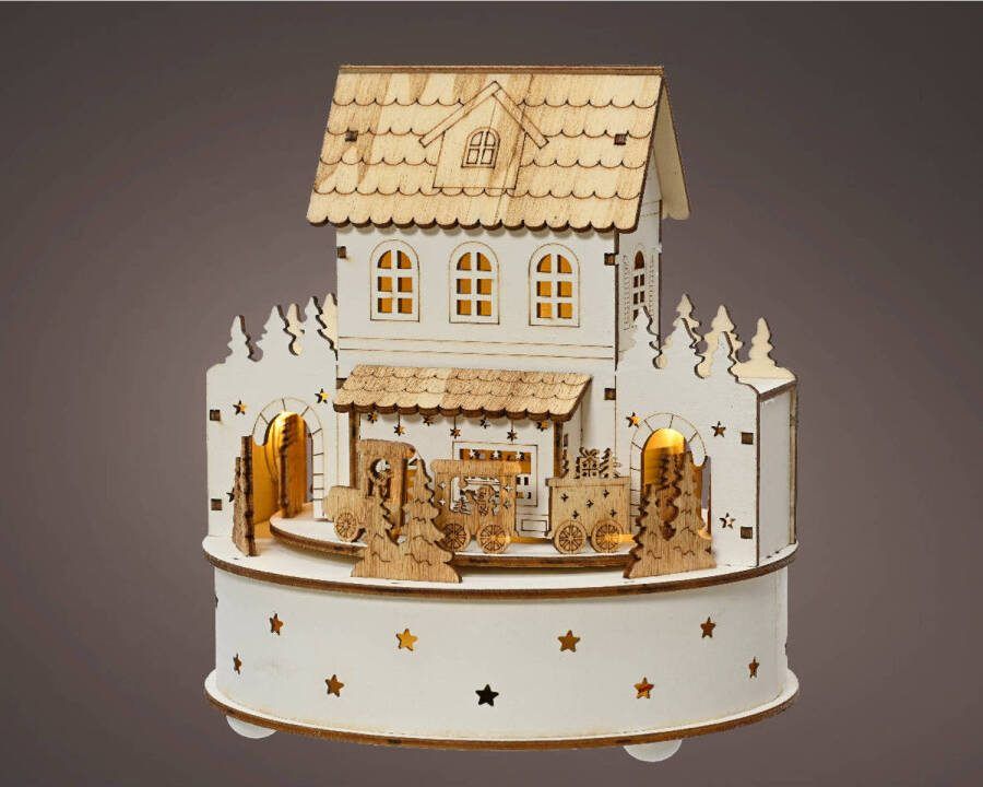 Lumineo LED kerstdorp binnen