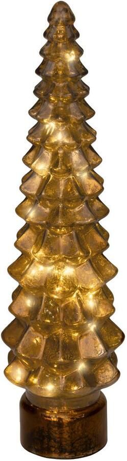 Lumineo decoratie kerstboom verlicht glas