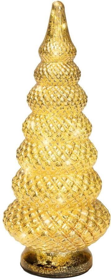 Lumineo decoratie kerstboom verlicht glas