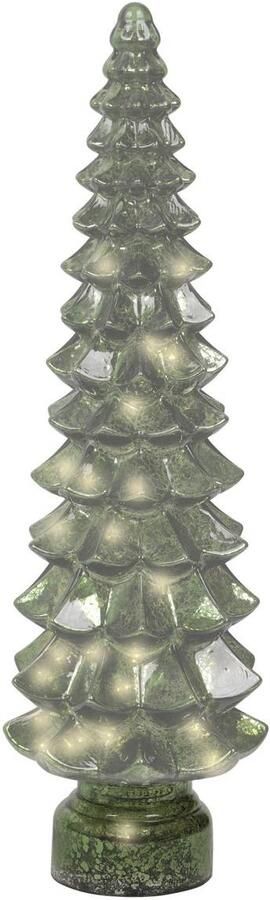 Lumineo decoratie kerstboom verlicht glas
