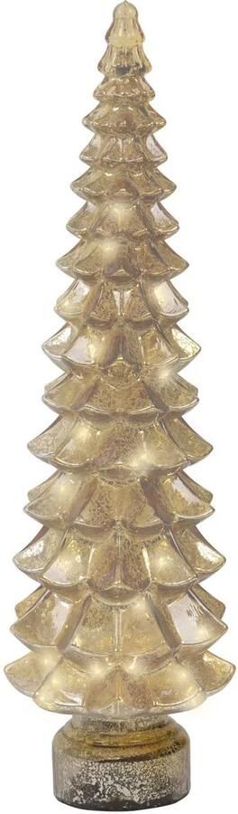 Lumineo decoratie kerstboom verlicht glas