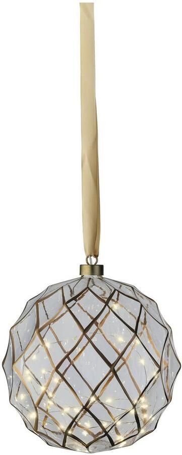 Lumineo decoratie kerstverlichting LED bal binnen