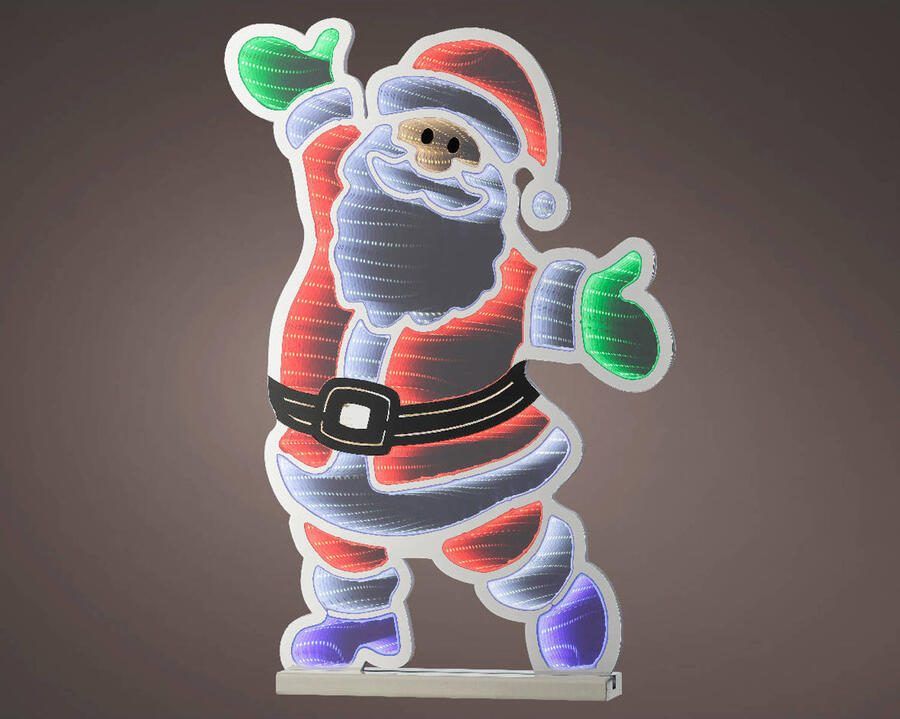 Lumineo Infinity lights kerstman binnen
