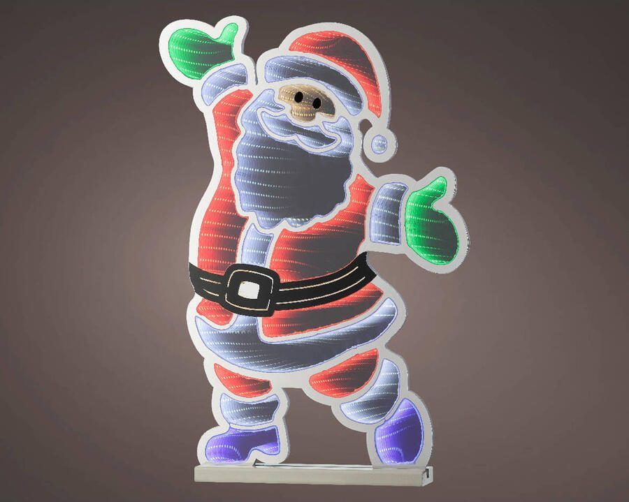 Lumineo Infinity lights kerstman binnen